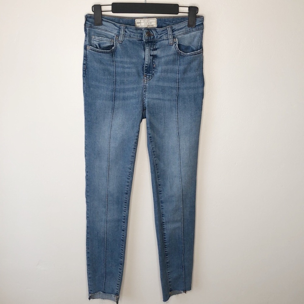 Free People Pintuck Skinny Jeans - Picture 4 of 10